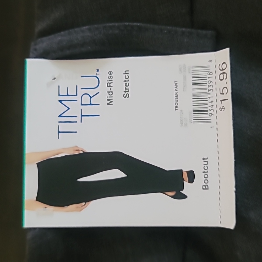Time and Tru Mid Rise Dress Pants - Picture 3 of 6
